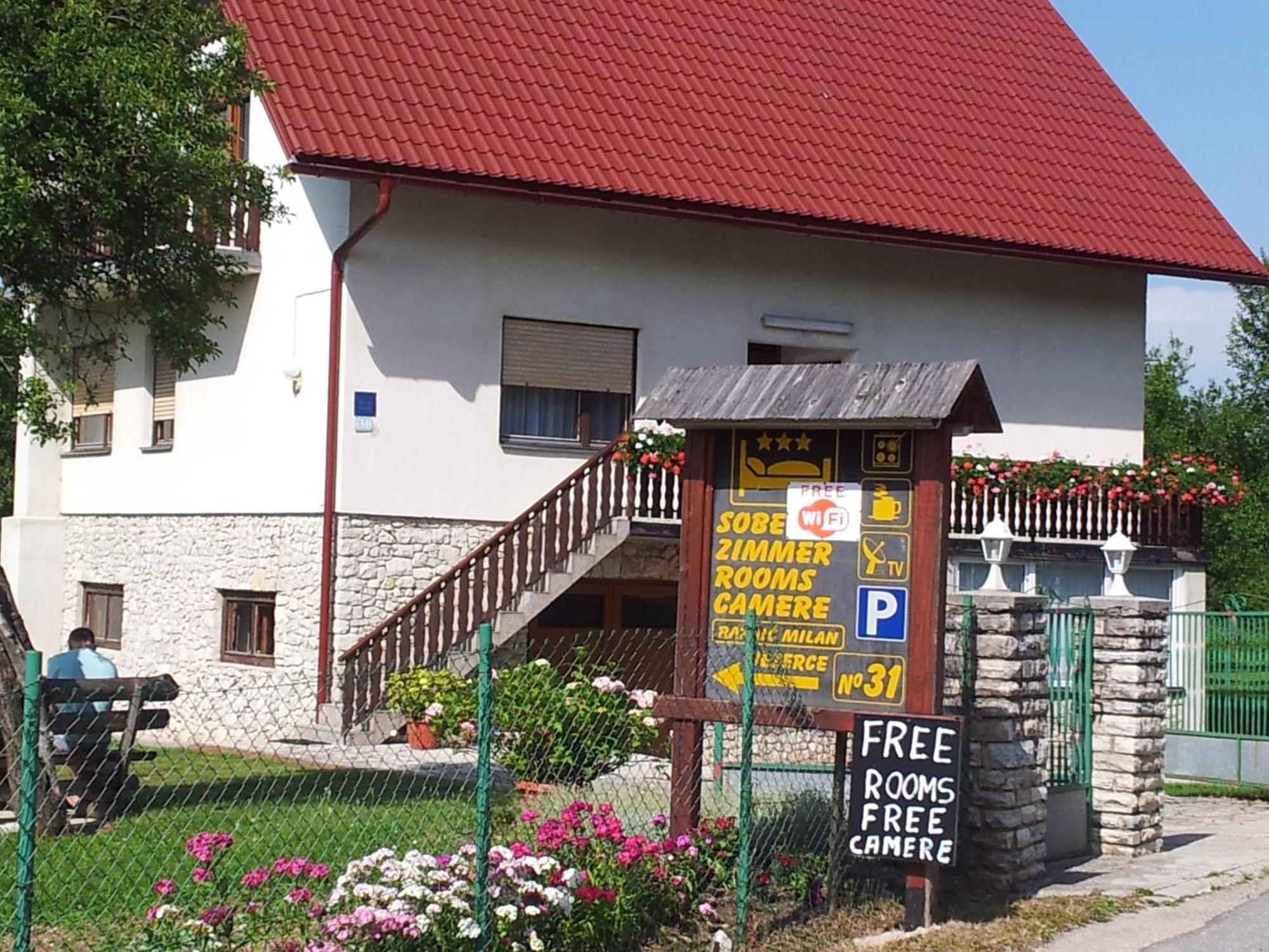 Hotel Plitvice House Milan Jezerce Exteriér fotografie